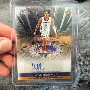 Will Richard rookie autograph panini topps chrome.